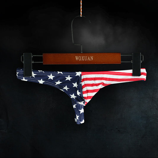 Men's Cotton Printed Thong
