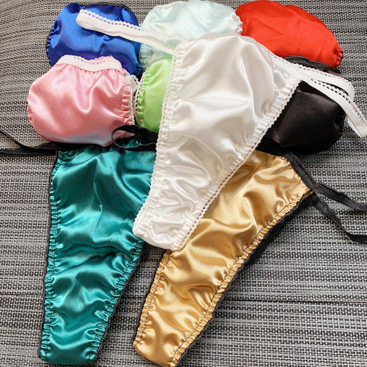 Men's Sexy Silk Stretch Thong