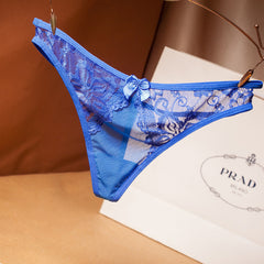 Sexy Lace Fully Transparent Mesh Thong