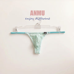 Men's Transparent Lace Thong