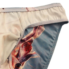 Men's Low Rise Animal Print Silk Briefs