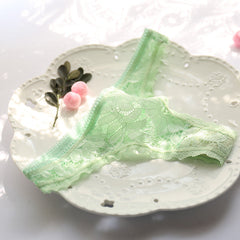 Sexy Low-waist Lace See-through Thong