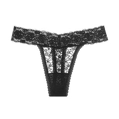 Low-rise Plus Size Sexy Transparent Lace Thong