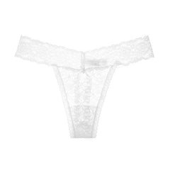 Low-rise Plus Size Sexy Transparent Lace Thong