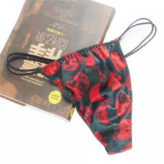 100% mulberry silk low waist thong