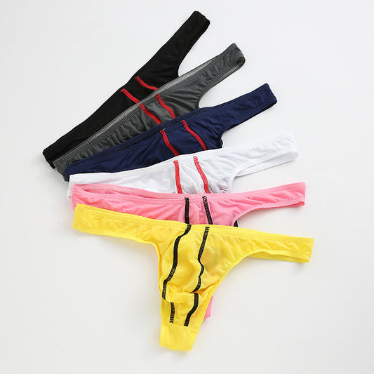New Breathable Solid Color Thong