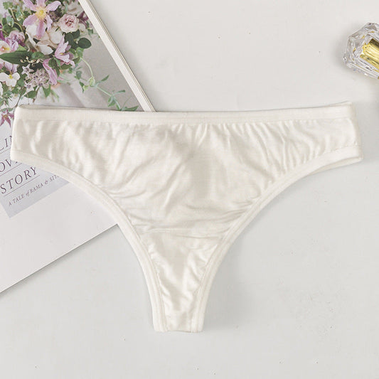 New Sexy Low Waist Breathable Cotton Thong