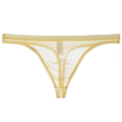 Men's Sexy Silk Mesh Bikini Thin Thong