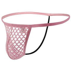 Men's Sexy Transparent Mesh Thong