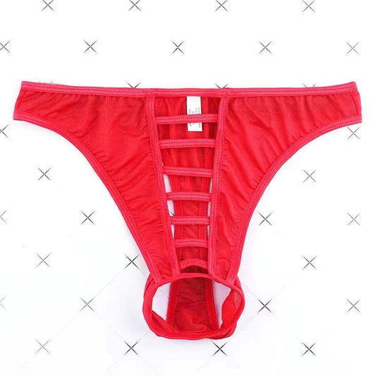 Men's Sexy Mesh See-Through Briefs