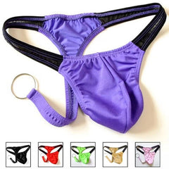 Sexy Thong With Low Waist Ring