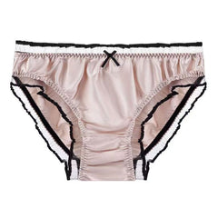 100%Mulberry Silk Smooth Satin Sexy Men's Underwear - Men's Fashion
