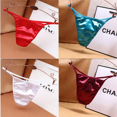 Hot And Seamless Silky Satin Low-Rise Panties