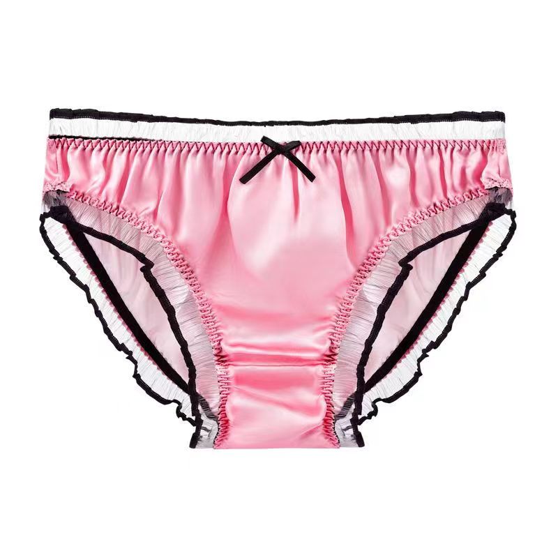 100%Mulberry Silk Smooth Satin Sexy Men's Underwear - Men's Fashion