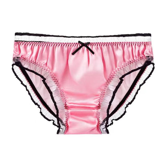 100%Mulberry Silk Smooth Satin Sexy Men's Underwear - Men's Fashion