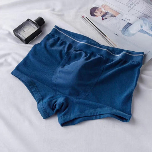 Men's High-end Silk and Linen Comfortable Breathable Boxer Briefs