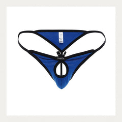 Front center opening fashion thong