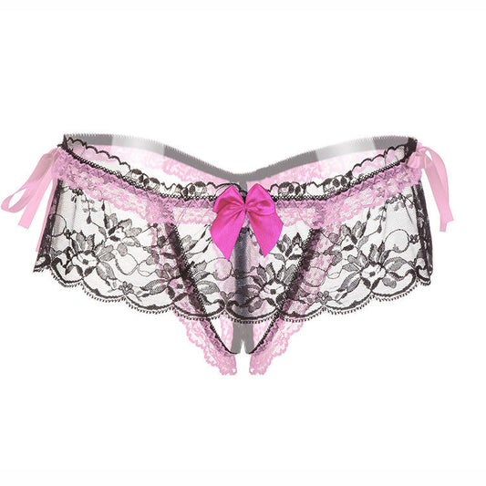 Men's Transparent Lace Sexy Thong