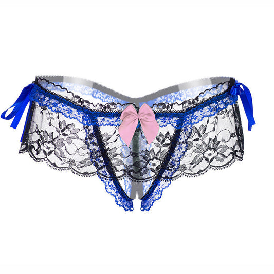 Men's Transparent Lace Sexy Thong