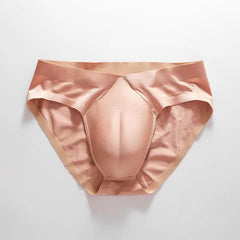 Men's Cross-Dressing Silk Briefs -  