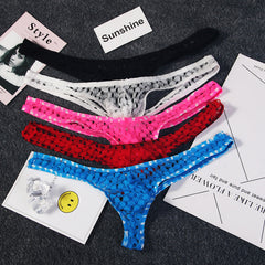 Men's Mesh Sheer Thong