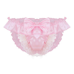 Men's Lace Satin Sexy Panties