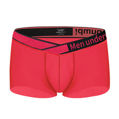 Men's Breathable Ice Silk Transparent Sexy Low Waist Stretch Boxer Briefs