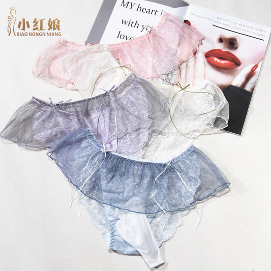Men's Ice Silk Transparent Sexy Thong