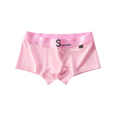 Men's Cotton Low Rise Boxer Briefs Sports Breathable Boxer Briefs