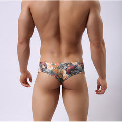 Men's Low Rise Soft Sexy Printed Boxer Briefs