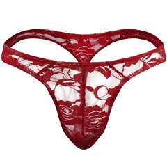 Men's Lace Sexy Sheer Thong