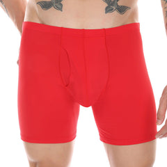 Men's Sports and Fitness Ice Silk Large Size Boxer Briefs