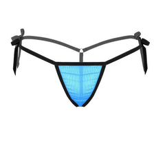 Men's Sexy Low Waist Mesh Transparent Thong