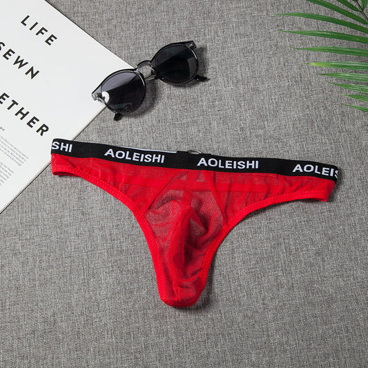 Low-rise Sheer Mesh Thong