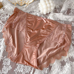 High-end Satin Breathable Sexy and Comfortable Large Size Briefs