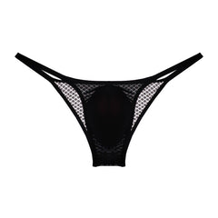 Men's Pouch Bag Mesh See-Through Ice Silk Underpants