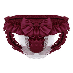 Men's Lace Satin Sexy Panties