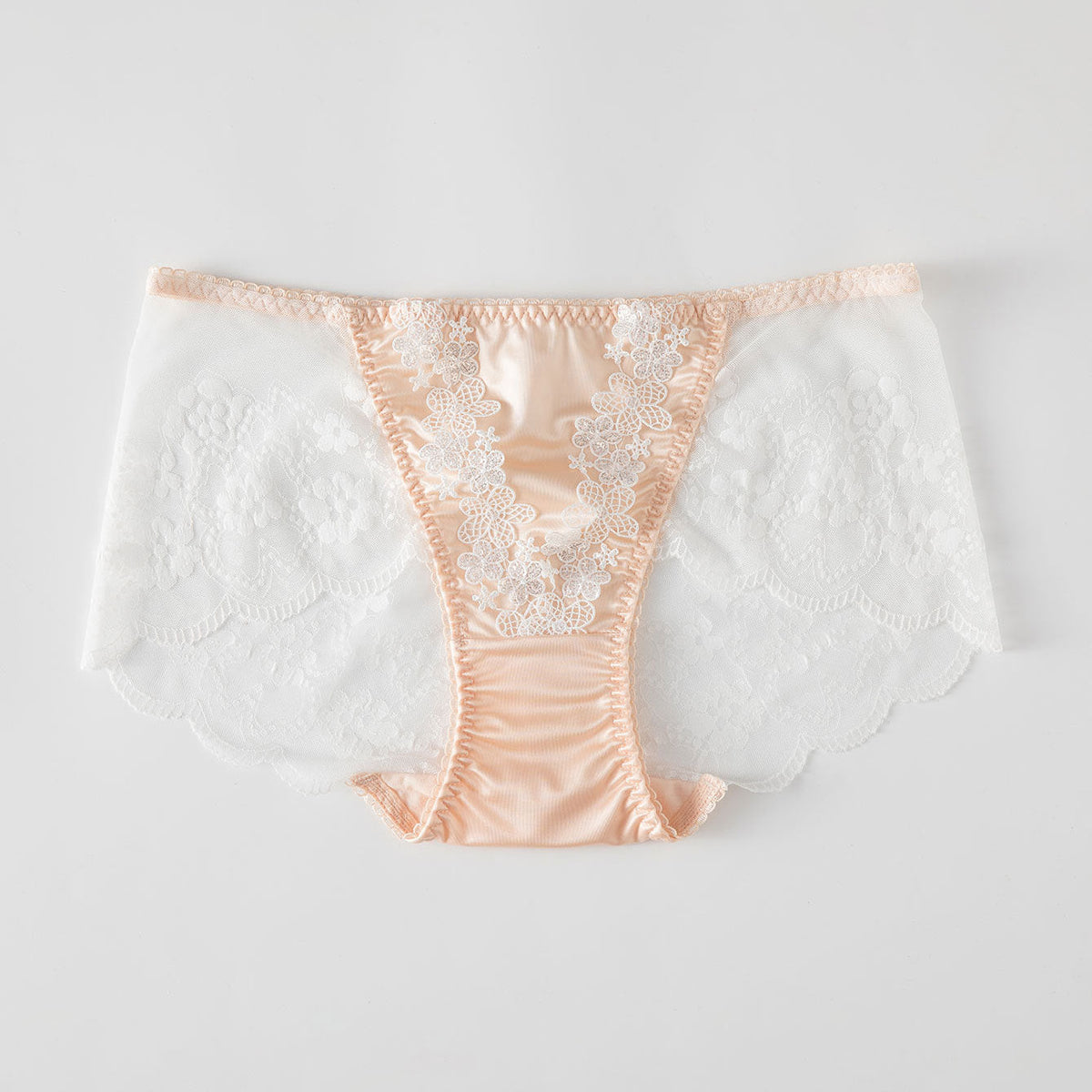 New Lace Sexy Breathable and Comfortable Large Size High Elastic Satin Briefs
