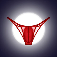 Men's Pouch Bag Mesh See-Through Ice Silk Underpants