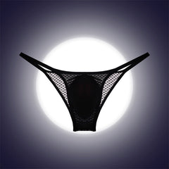 Men's Pouch Bag Mesh See-Through Ice Silk Underpants