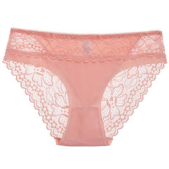 Lace Sexy Soft Mesh Transparent Low Waist Briefs