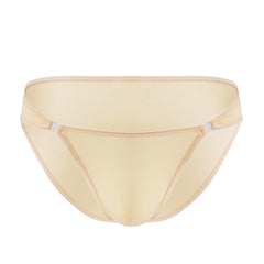 Men's New Unbuttonable Ice Silk Transparent Low-waist Briefs
