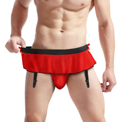 Tzy0860T sexy suspenders clip thong