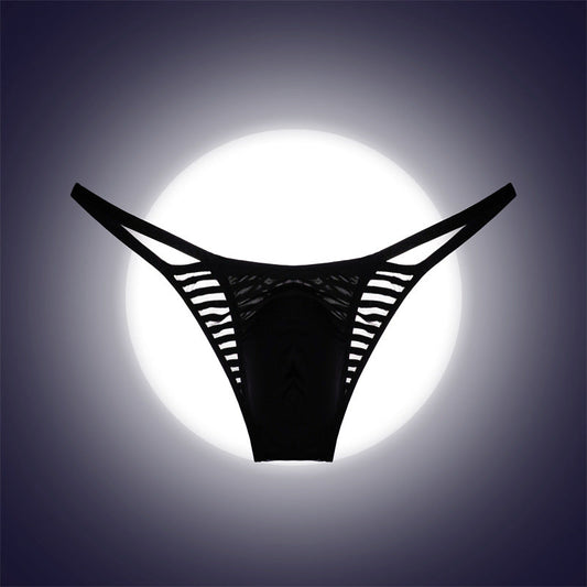 Men's Pouch Bag Mesh See-Through Ice Silk Underpants