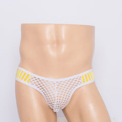 Men's Sexy Transparent Mesh Low Waist Stretch Briefs