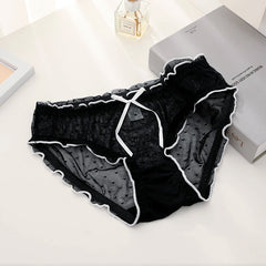 Summer New Ribbon Mesh Lace Briefs