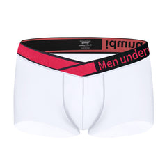 Men's Breathable Ice Silk Transparent Sexy Low Waist Stretch Boxer Briefs