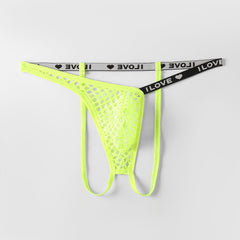 2025 Men's Sexy Transparent Mesh Thong
