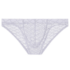 Men's Mesh Transparent Soft and Comfortable Briefs