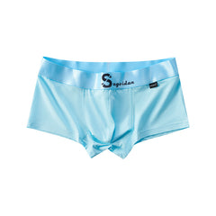Men's Cotton Low Rise Boxer Briefs Sports Breathable Boxer Briefs